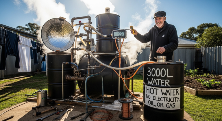 3,000 Liters Of Hot Water A Day