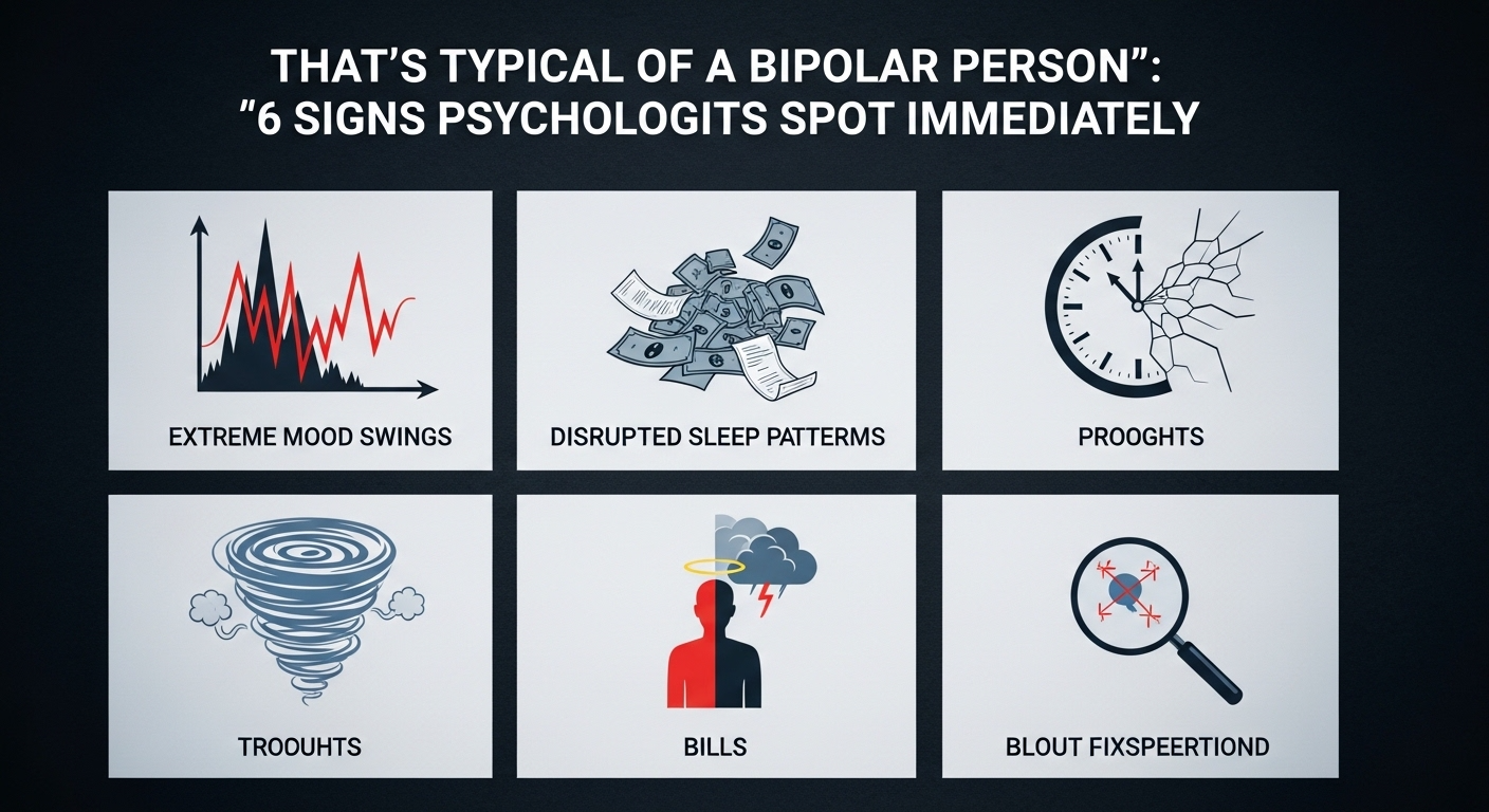 "That's Typical of a Bipolar Person": 6 Signs Psychologists Spot Immediately