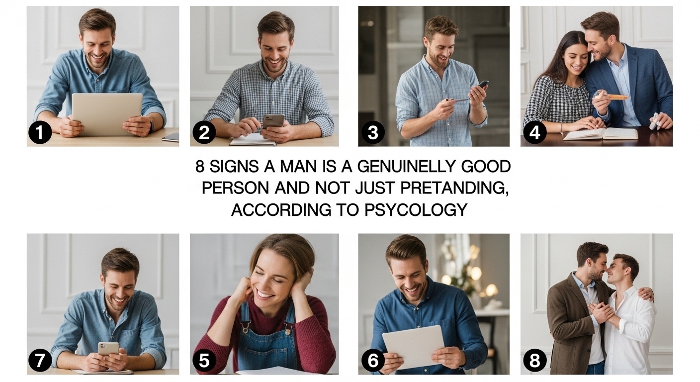 8 Signs a Man Is a Genuinely Good Person and Not Just Pretending
