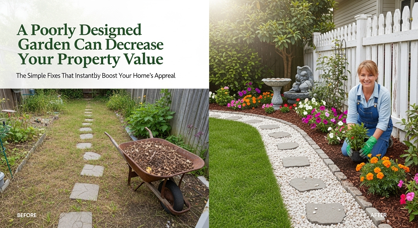A Poorly Designed Garden Can Decrease Your Property Value