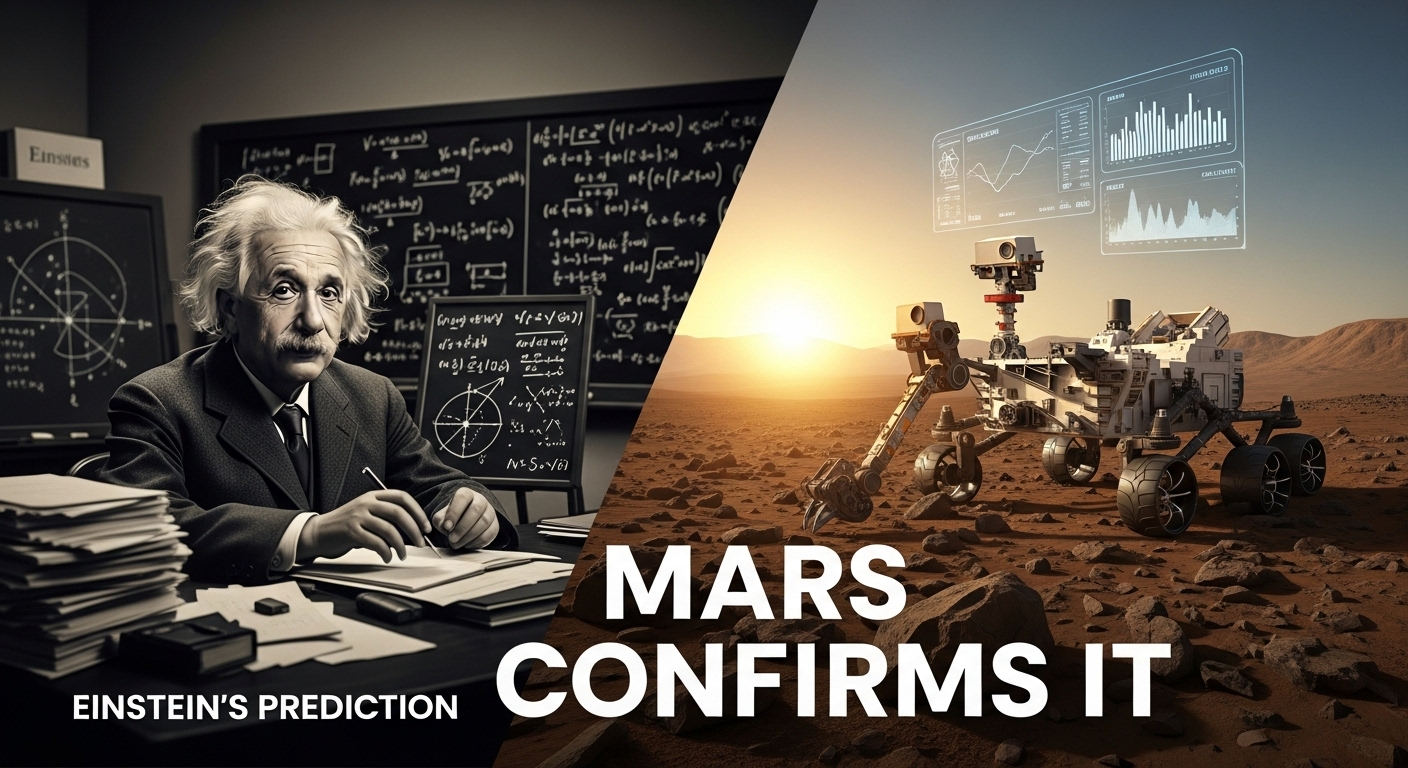 Albert Einstein Predicted It and Mars Has Now Confirmed It