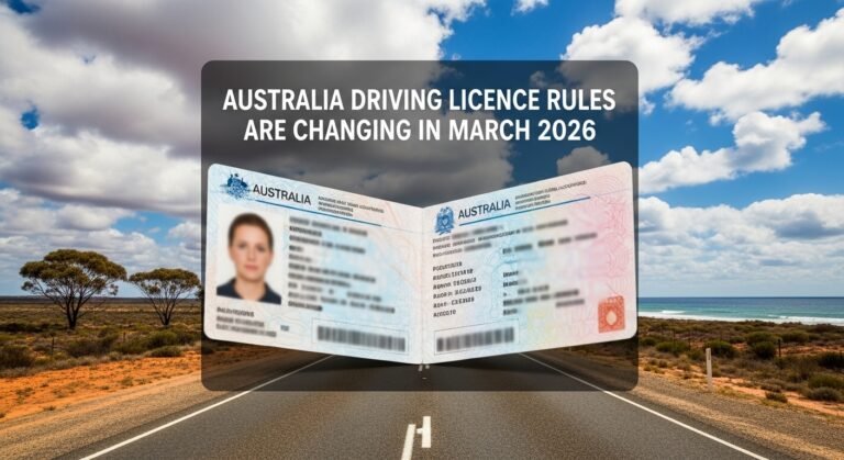 Australia Driving Licence Rules Are Changing in March 2026