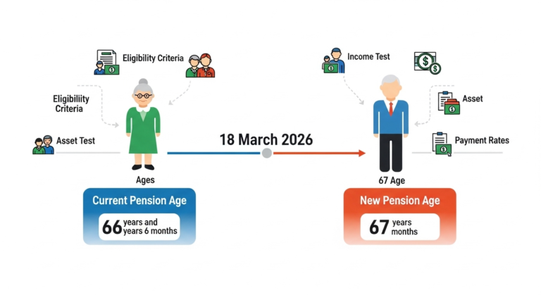 Australia Pension Age Framework From 18 March 2026