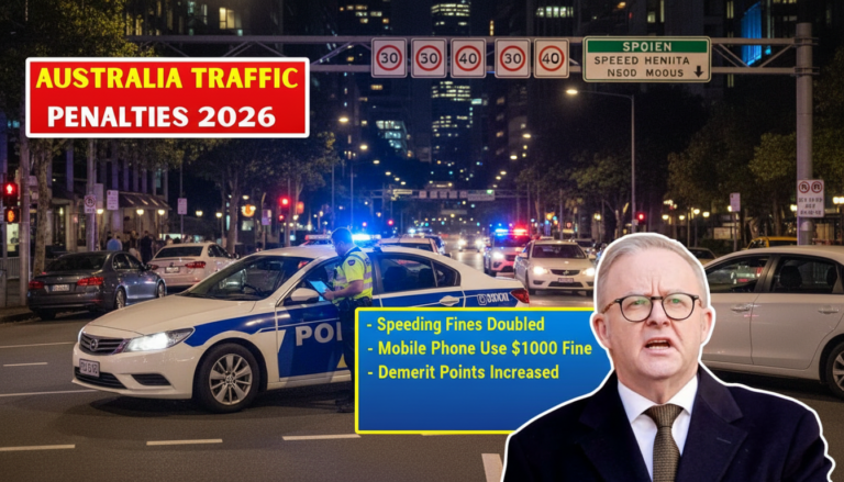 Australia Traffic Penalties 2026