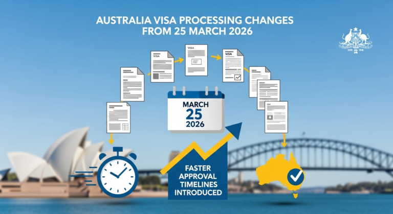 Australia Visa Processing Changes From 25 March 2026