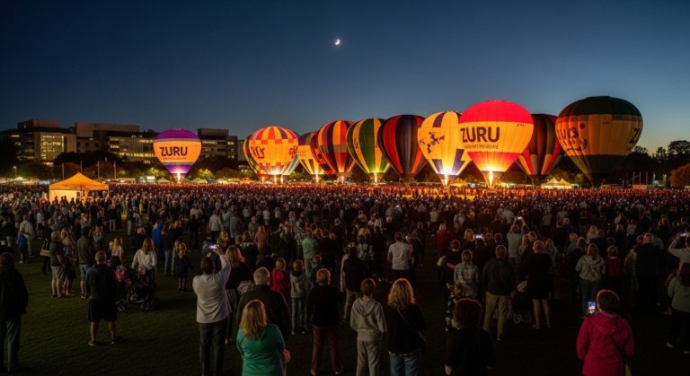 Balloons Light Up the Night