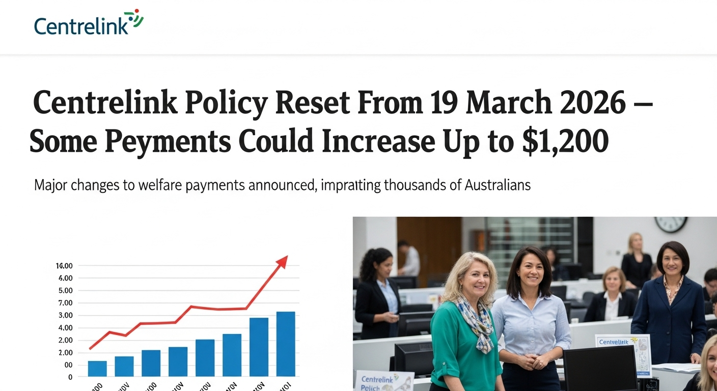 Centrelink Policy Reset From 19 March 2026