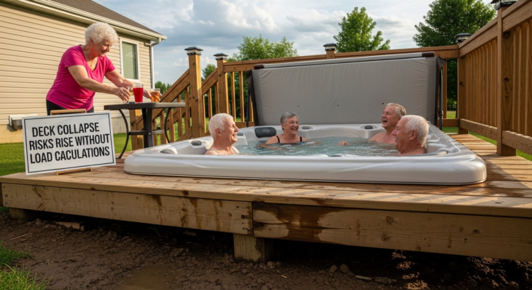 Seniors and Backyard Spas: Deck Collapse Risks Rise Without Load Calculations