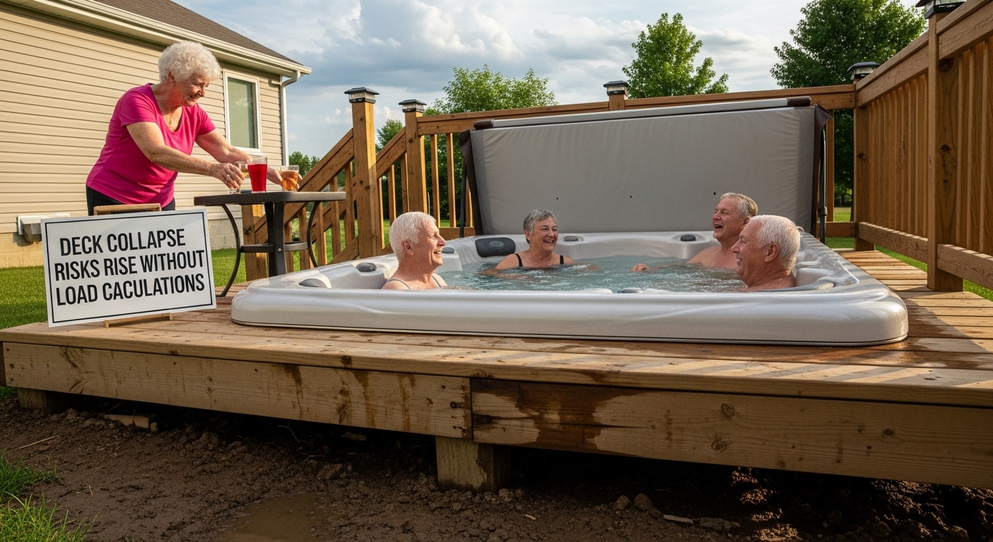 Seniors and Backyard Spas: Deck Collapse Risks Rise Without Load Calculations