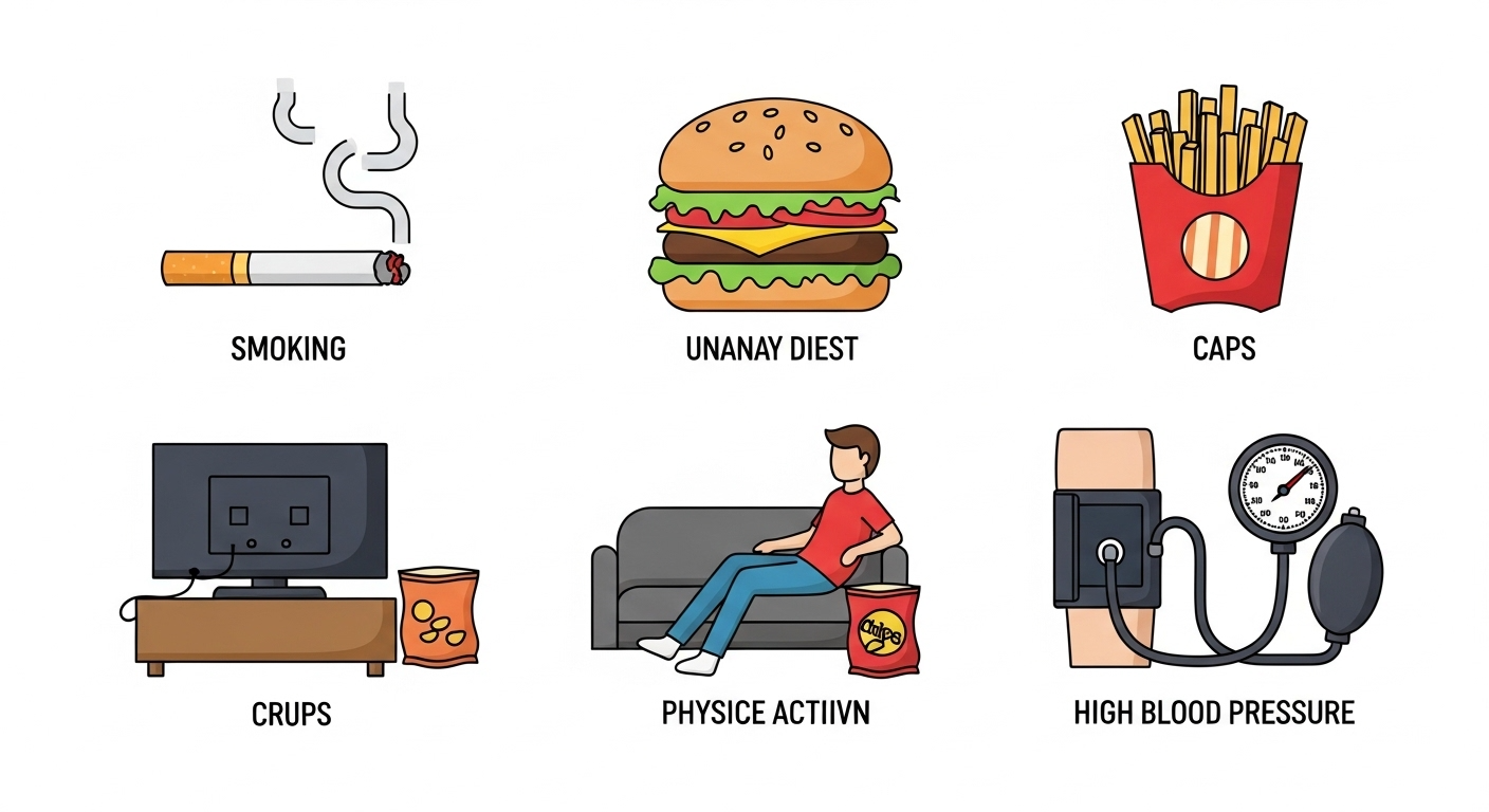 Four Risk Factors Explain 99% of Heart Attacks and Strokes
