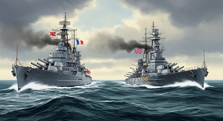 France Pulls Level With the Royal Navy