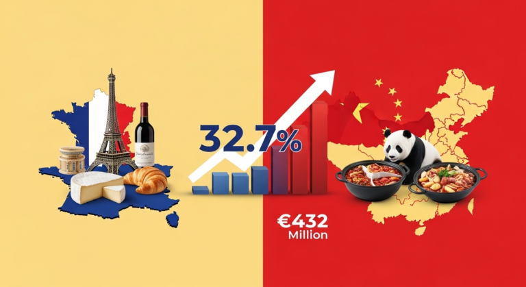 French Exports to China's
