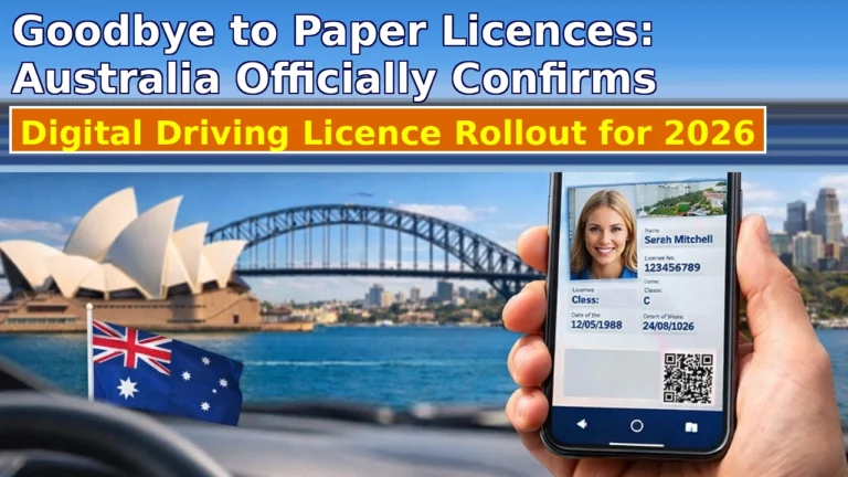 Goodbye to Paper Licences: Australia Confirms Digital Driving Licence 2026