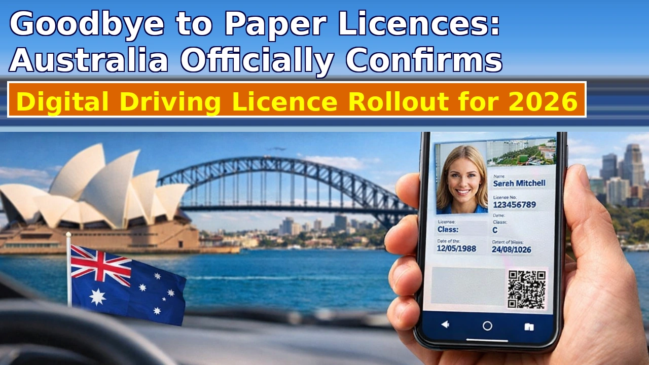 Goodbye to Paper Licences: Australia Confirms Digital Driving Licence 2026