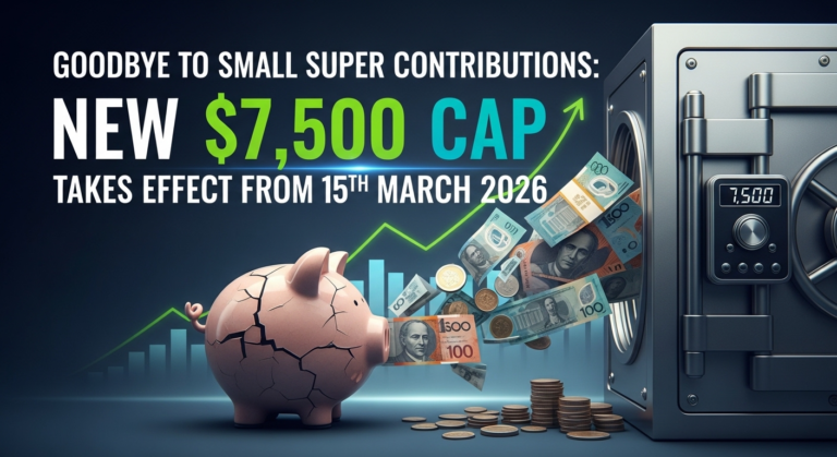 Goodbye to Small Super Contributions
