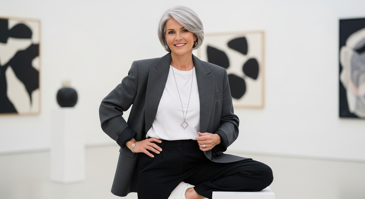 How to Wear Gray Hair and Look Absolutely Modern