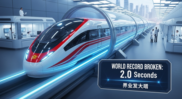 It Took China Just 2 Seconds to Smash This Hyperloop World Record That Could Redefine Future Trains