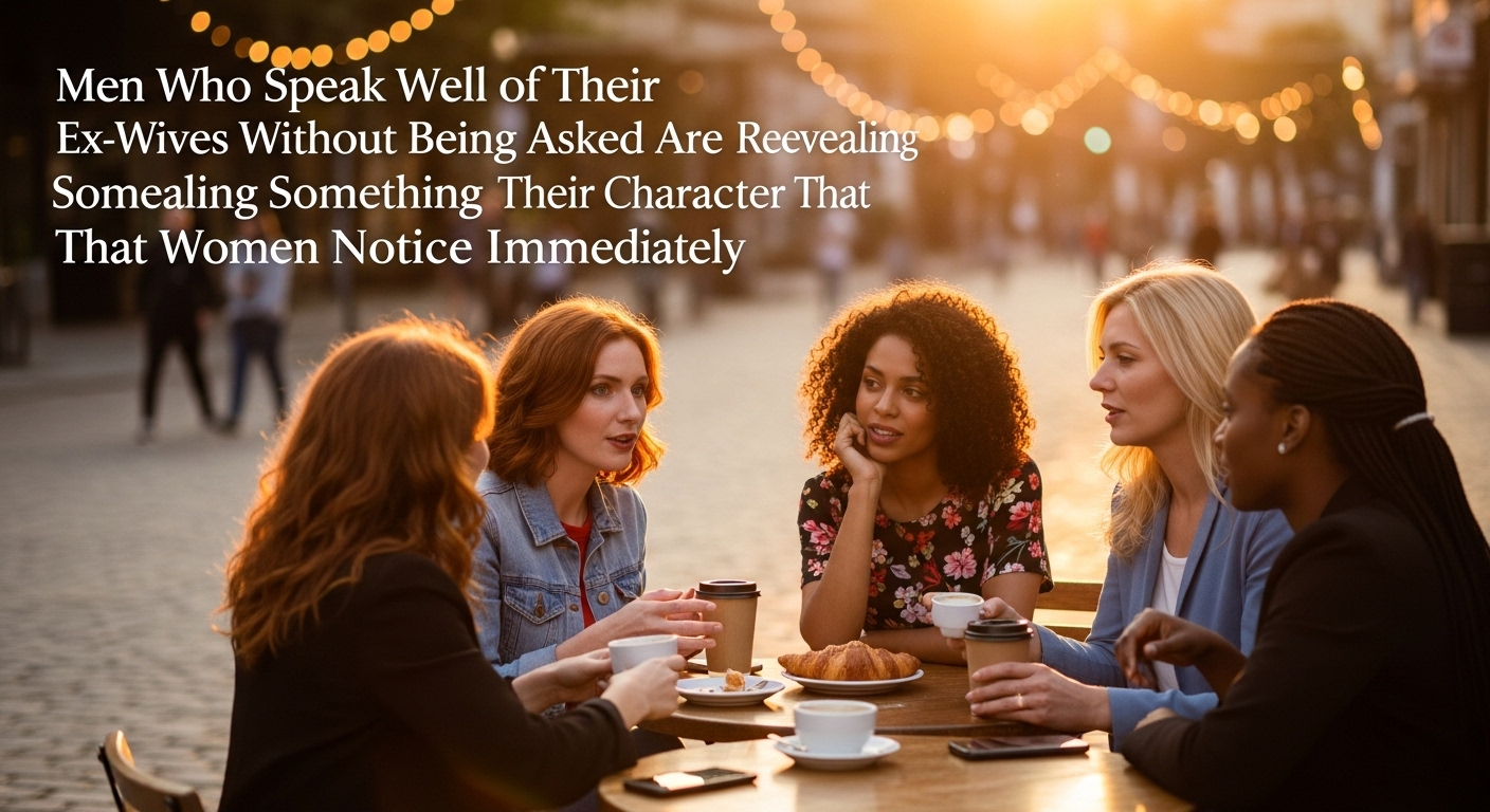 Men Who Speak Well of Their Ex-Wives Without Being Asked Are Revealing Something About Their Character That Women Notice Immediately