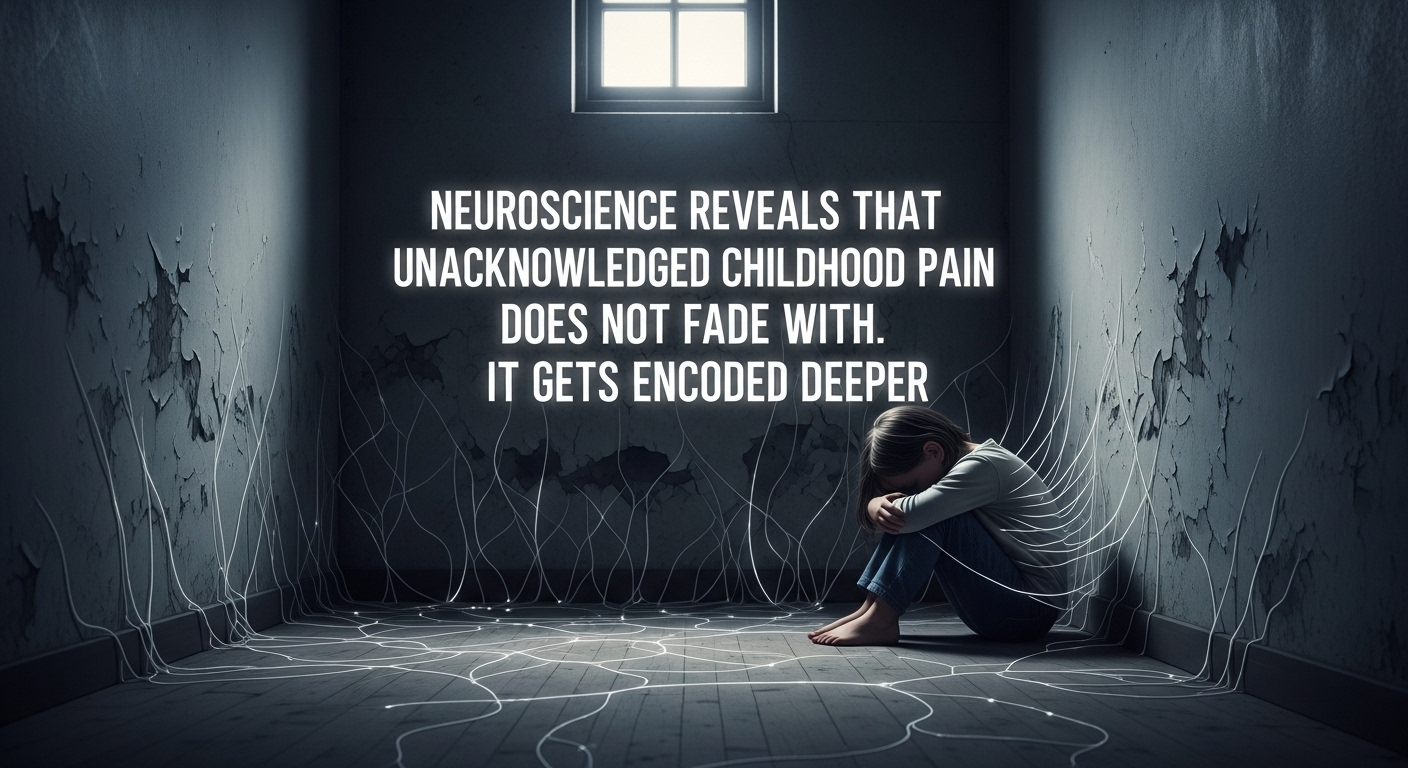 Neuroscience Reveals That Unacknowledged Childhood Pain Does Not Fade With Time. It Gets Encoded Deeper.