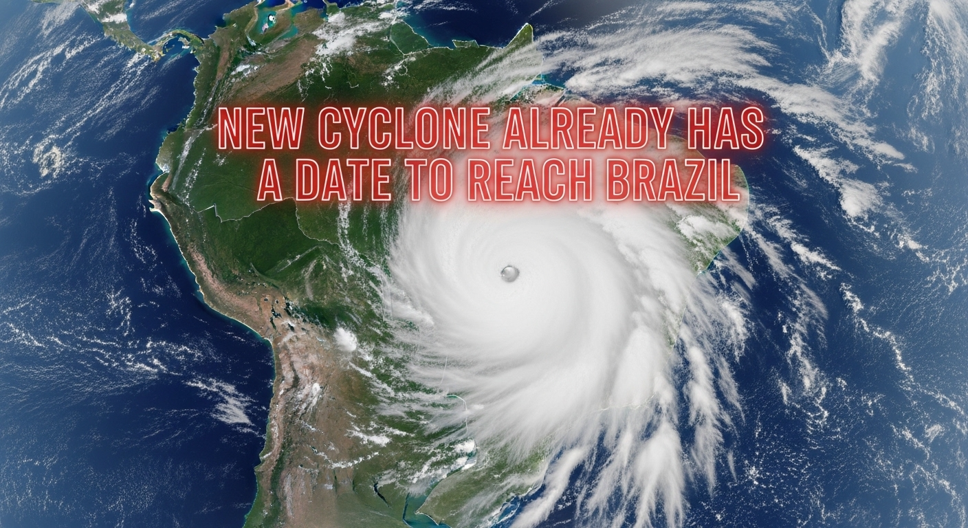 New Cyclone Already Has a Date to Reach Brazil: See When and What to Expect
