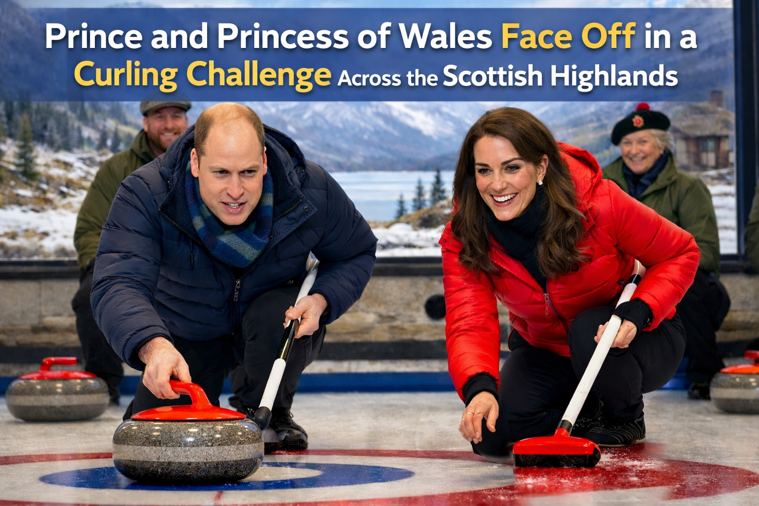 Prince and Princess of Wales Face Off in a Curling Challenge Across the Scottish Highlands