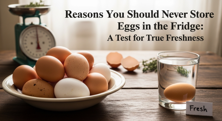 Reasons You Should Never Store Eggs in the Fridge
