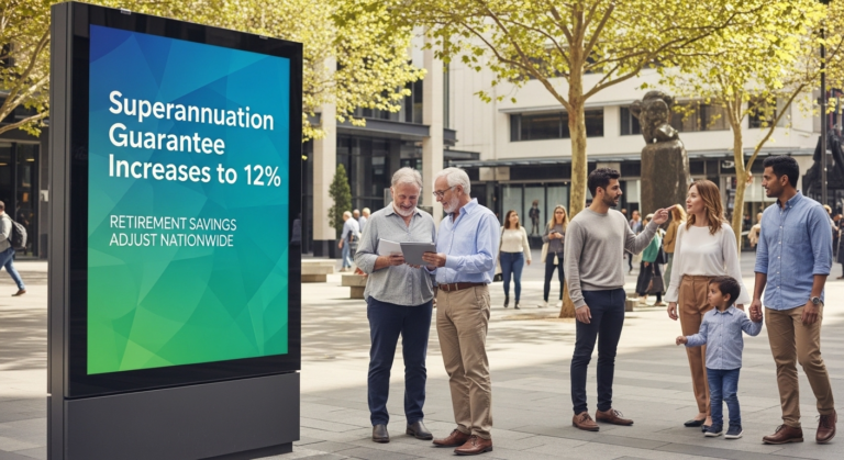Superannuation Guarantee Increases to 12% as Retirement