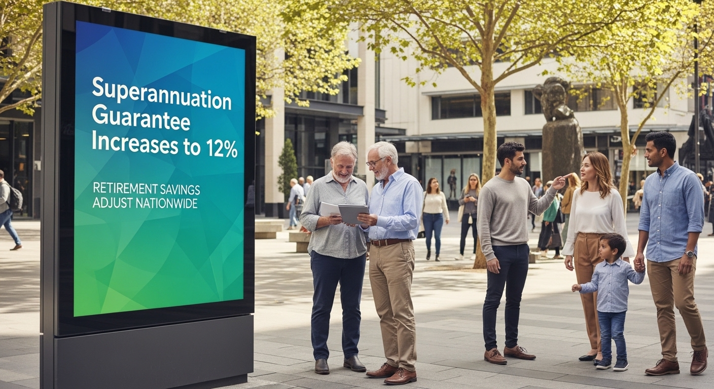 Superannuation Guarantee Increases to 12% as Retirement