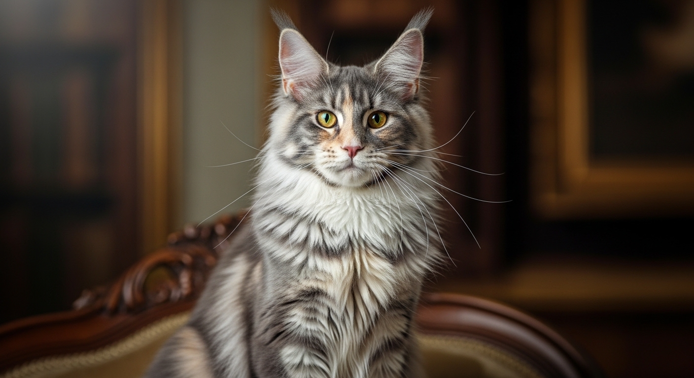 The "Blue Cheese" Tortie Maine Coon: The Cat That Looks Like a Work of Art