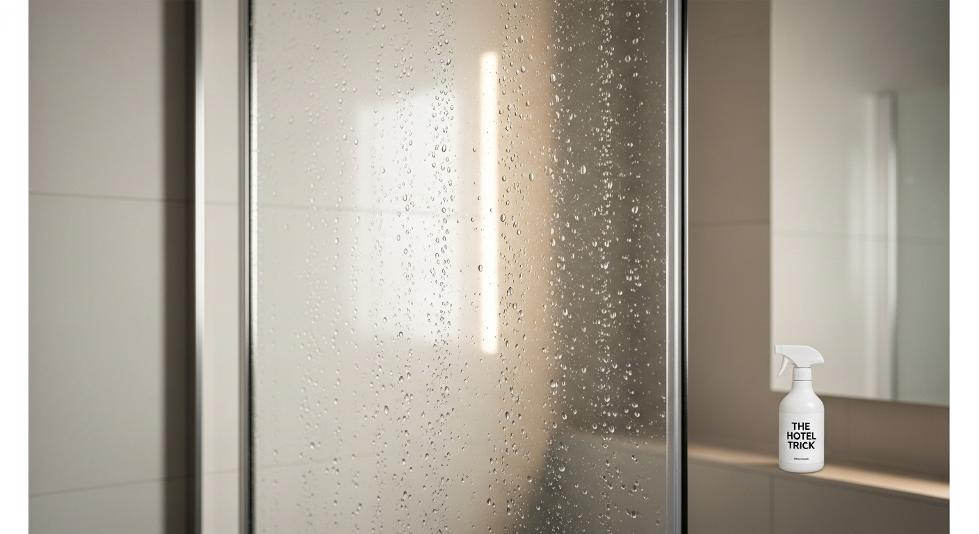 The Hotel Trick That Cleans Shower Screens and Leaves Them Like New