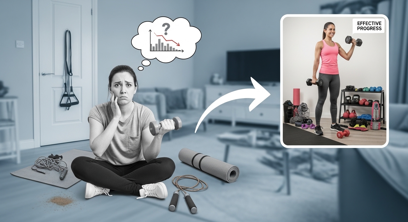 The One Mistake That Makes Home Workouts Far Less Effective Over Time