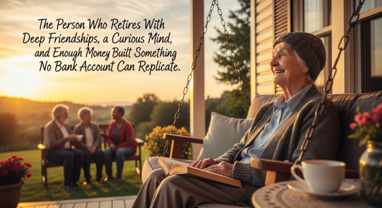 The Person Who Retires With Deep Friendships