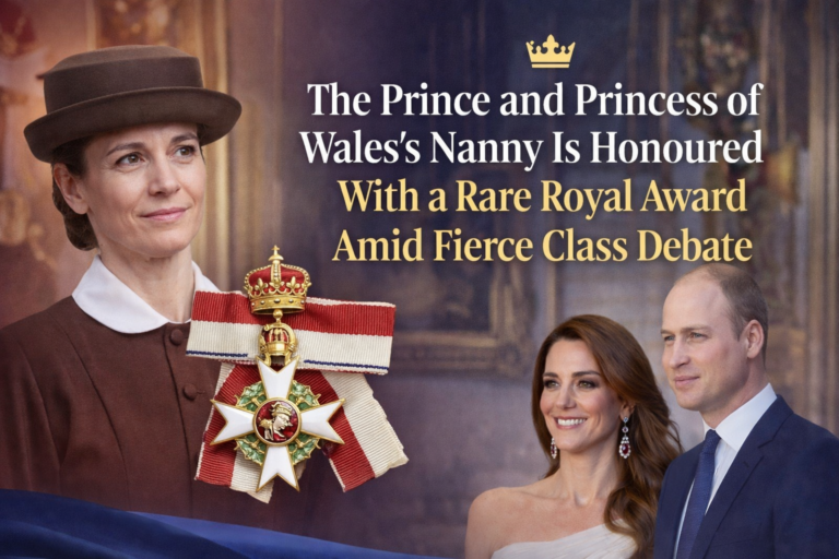 The Prince and Princess of Wales's Nanny Is Honoured With a Rare Royal Award Amid Fierce Class Debate