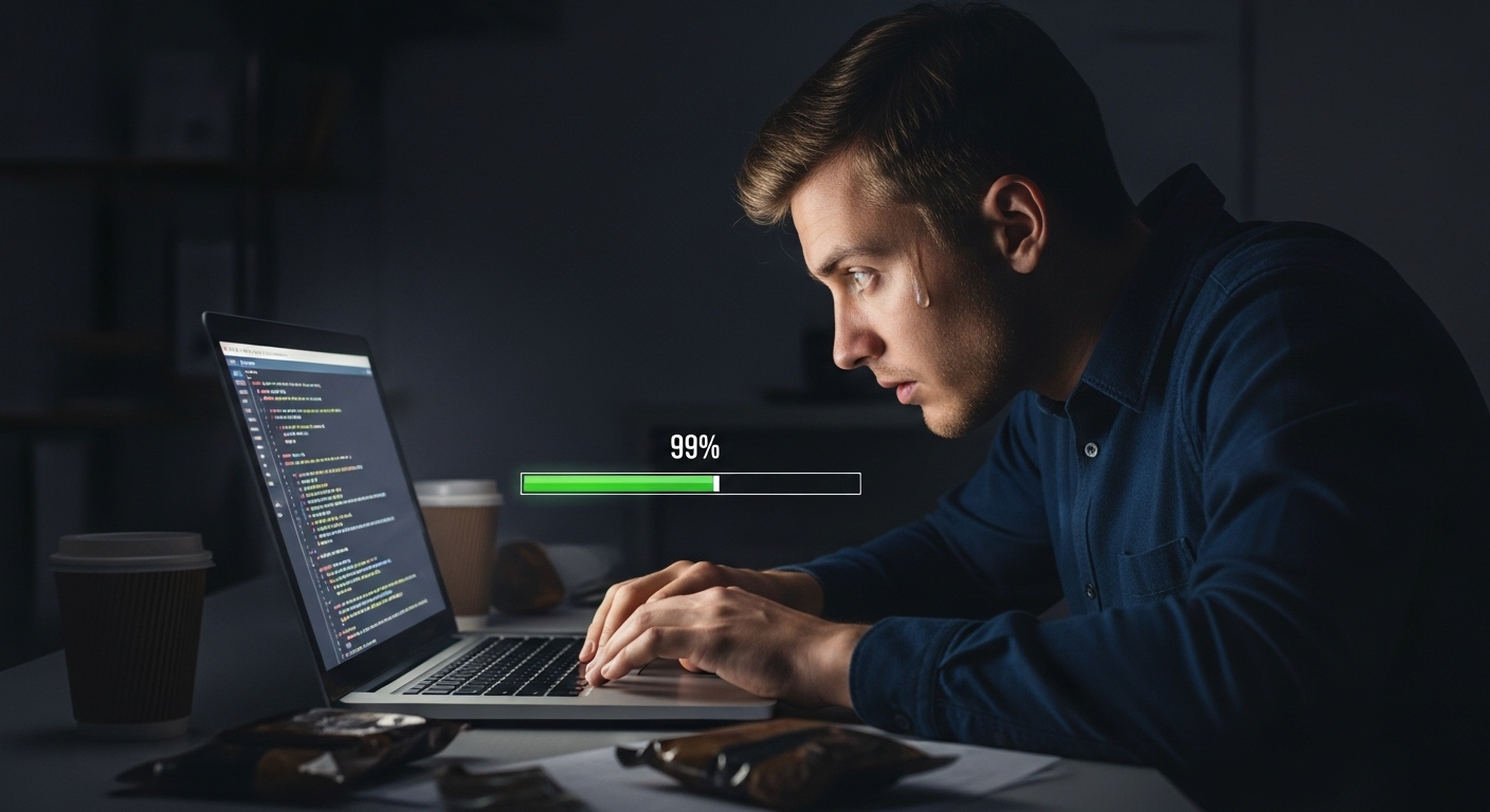 The Psychological Effect of Almost Finishing a Task