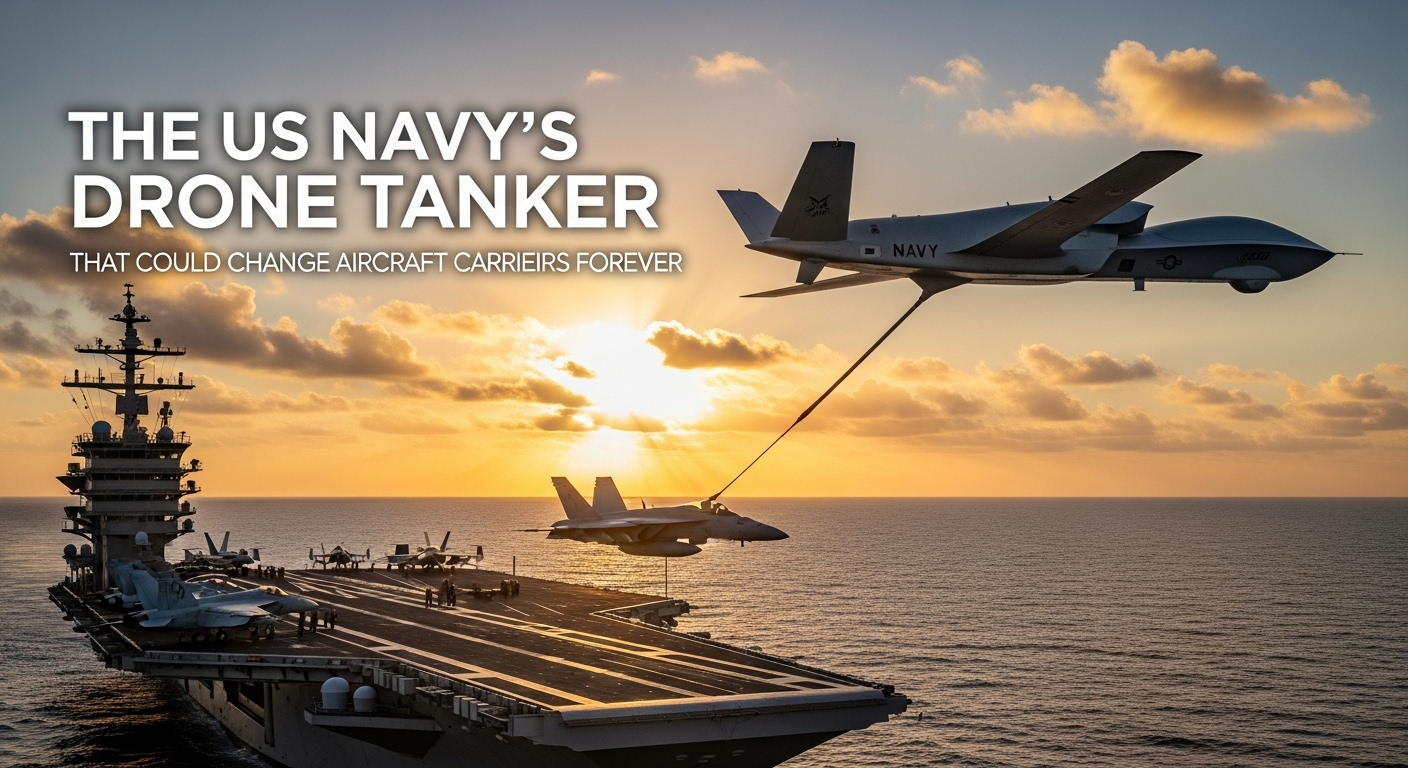 The US Navy's Drone Tanker That Could Change Aircraft Carriers Forever