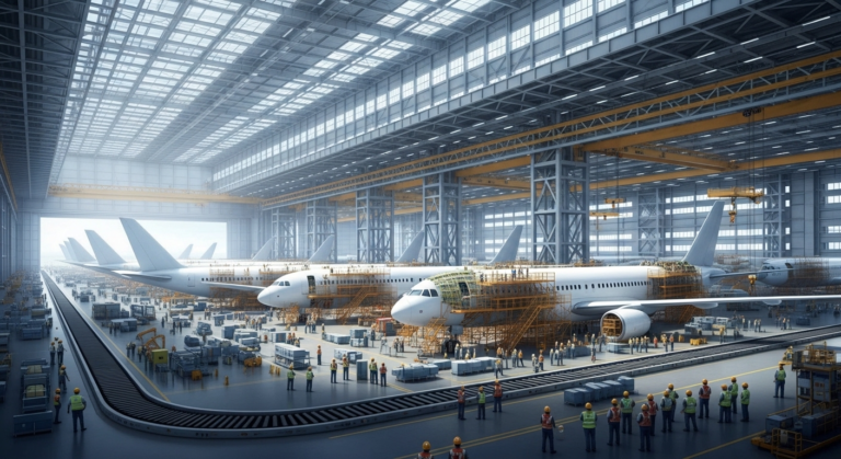 The World's Largest Factory Employs 30,000 People and Can Build Eight Jets at Once