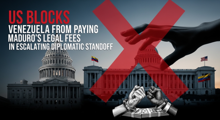 US Blocks Venezuela From Paying Maduro's Legal Fees in Escalating Diplomatic Standoff