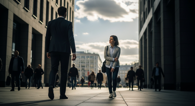 What It Means When Someone Walks Ahead of You