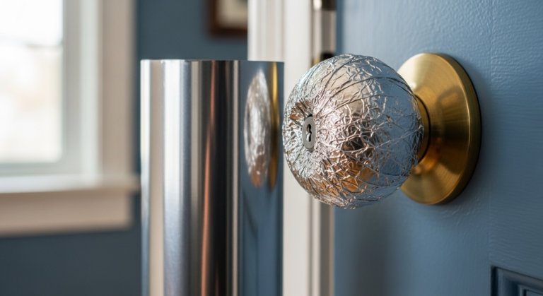 Why More People Are Wrapping Door Handles in Aluminum Foil