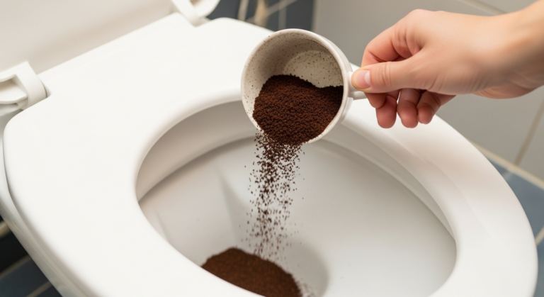Why More and More People Are Putting Coffee Grounds in the Toilet