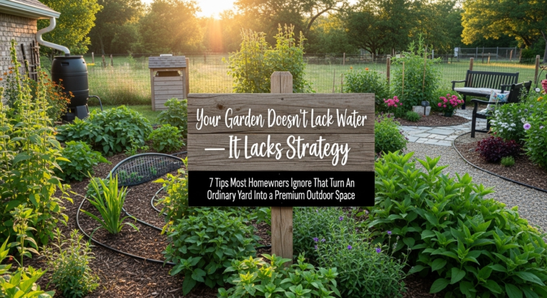 “Your Garden Doesn’t Lack Water — It Lacks Strategy”: 7 Tips Most Homeowners Ignore That Turn an Ordinary Yard Into a Premium Outdoor Space