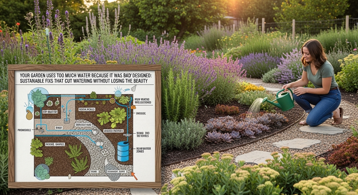 Your Garden Uses Too Much Water Because It Was Badly Designed