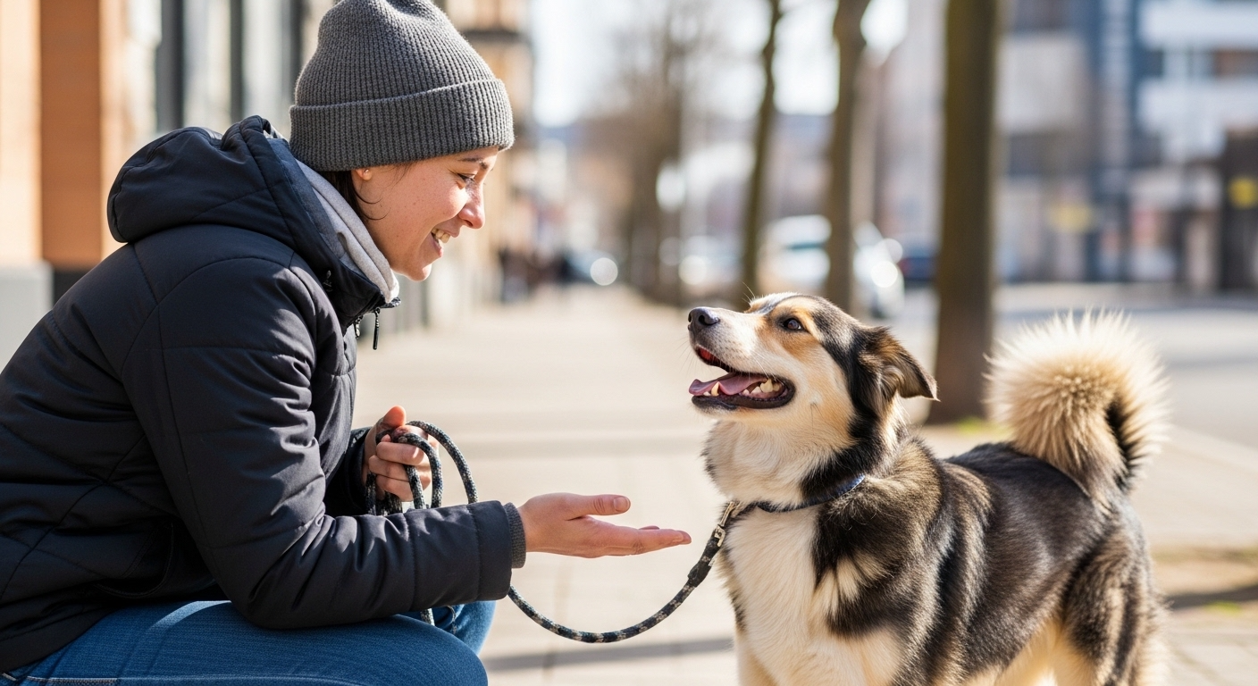 the Simple Act of Greeting Unfamiliar Dogs in the Street